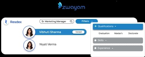 Search profiles on RESDEX